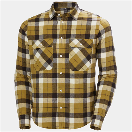 LOKKA ORGANIC FLANNEL LS SHIRT Gul